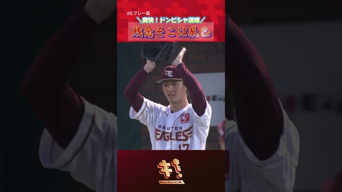【 #Eプレー集 】強肩辰己💥ドンピシャ送球でピンチを救う！