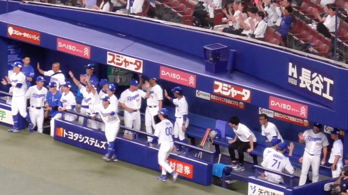 勝利の瞬間のドラゴンズベンチ　清水達也の次に心臓に毛が生えている藤嶋健人が今季初セーブ　中日ドラゴンズVS広島東洋カープ　2025/07/11