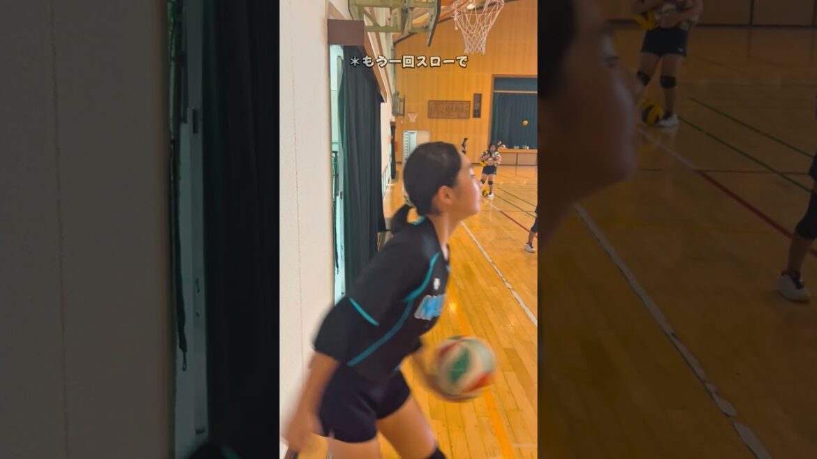 【バレーボール】美鈴が丘女子バレーボール部/さすがキャプテン！