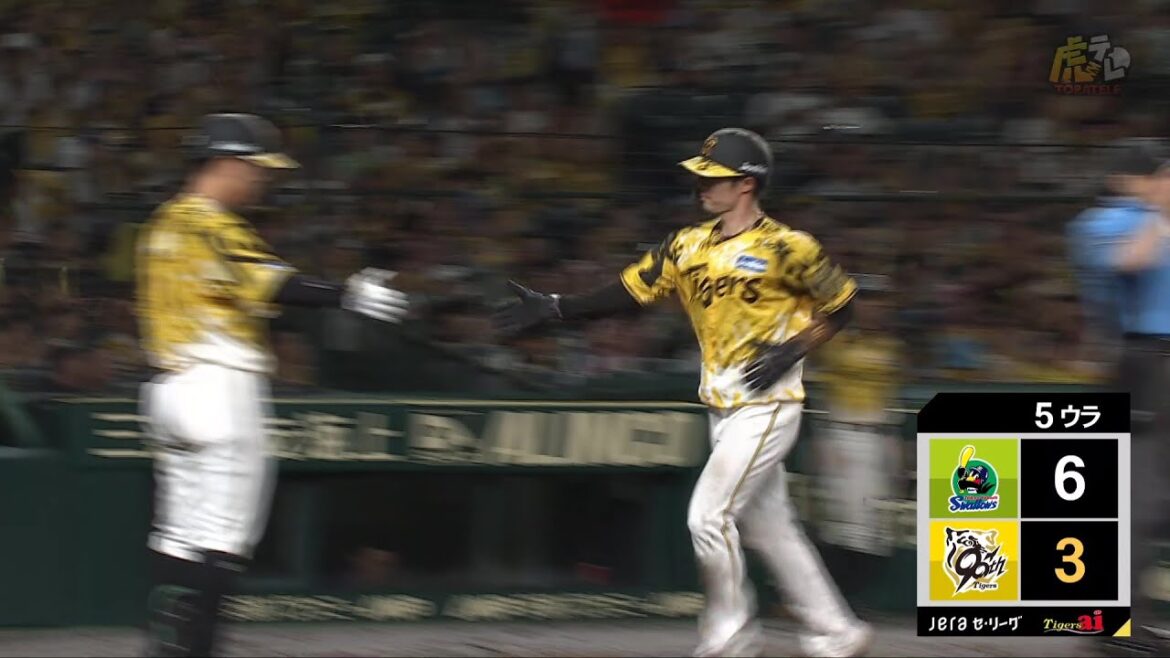 【本日2点目】5回裏、#大山悠輔 選手がライト犠牲フライ！本日2打点目！！【2025/7/11Ｔ－S】