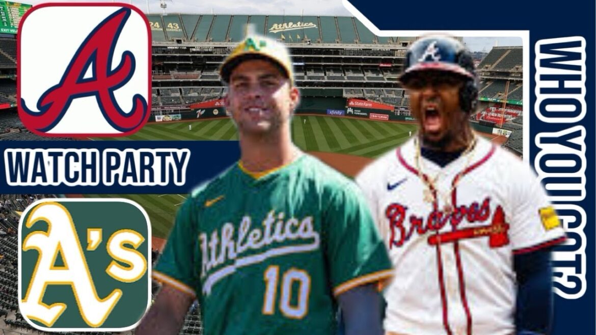 Atlanta Braves vs Oakland Athletics | Live Play by Play Stream | 3D Presentation | #mlb 7-9-2025 ⚾🔥