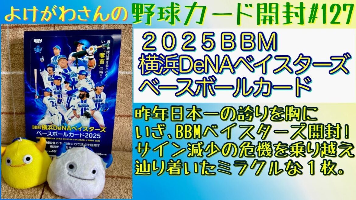 【開封動画】BBM 横浜DeNAベイスターズ ベースボールカード2025をたしなむ。【野球カード】 【開封動画】BBM 横浜DeNAベイスターズ ベースボールカード2025をたしなむ。【野球カード】