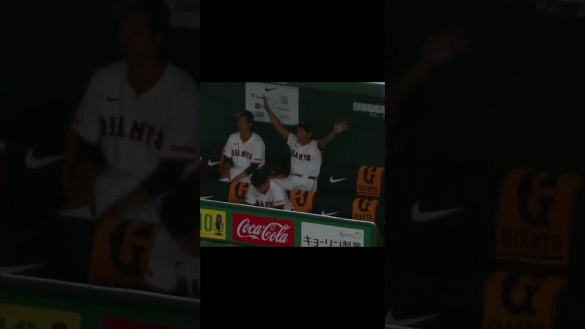 矢野コーチが一生懸命 手を振る（ 読売ジャイアンツ 対 広島カープ 2024年8月22日）