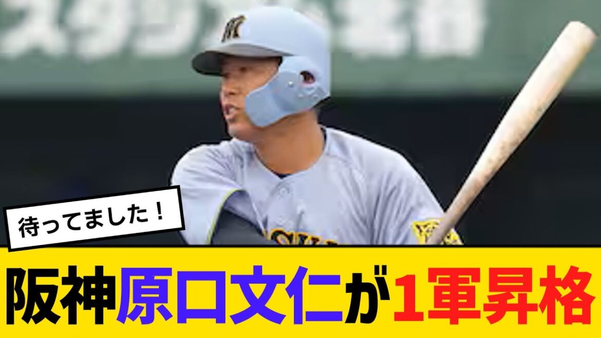 阪神・原口文仁が1軍昇格！豊田寛と入れ替え　【ネットの声】【野球】