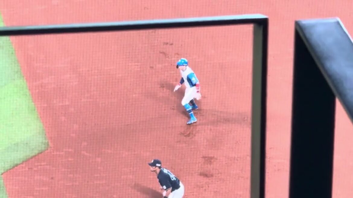 初回五十幡の盗塁でチャンスを作り得点する瞬間‼︎エスコンフィールド北海道日本ハムファイターvsオリックスバファローズ