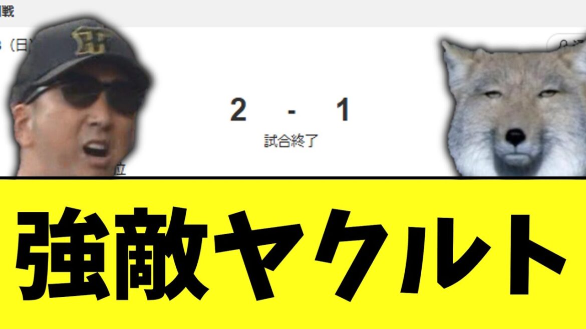 阪神タイガース　9回危なかったけど何とか勝ち