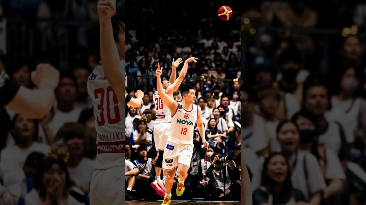 【エースの一撃】 #広島ドラゴンフライズ #中村拓人 の華麗なアシストから#山崎稜🔥 #Bリーグ #バスケ #日本生命Bリーグファイナル #WinTheDay