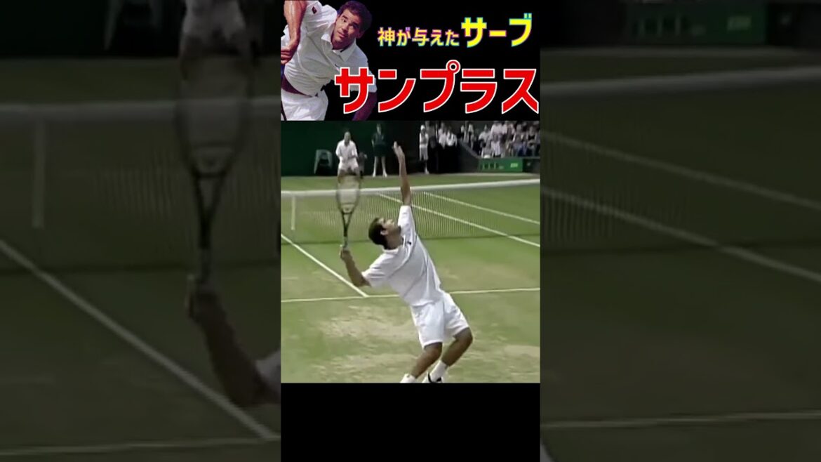 このサーブのあとにボレーが待ってるとかいう無理ゲー ＃テニス ＃サンプラス