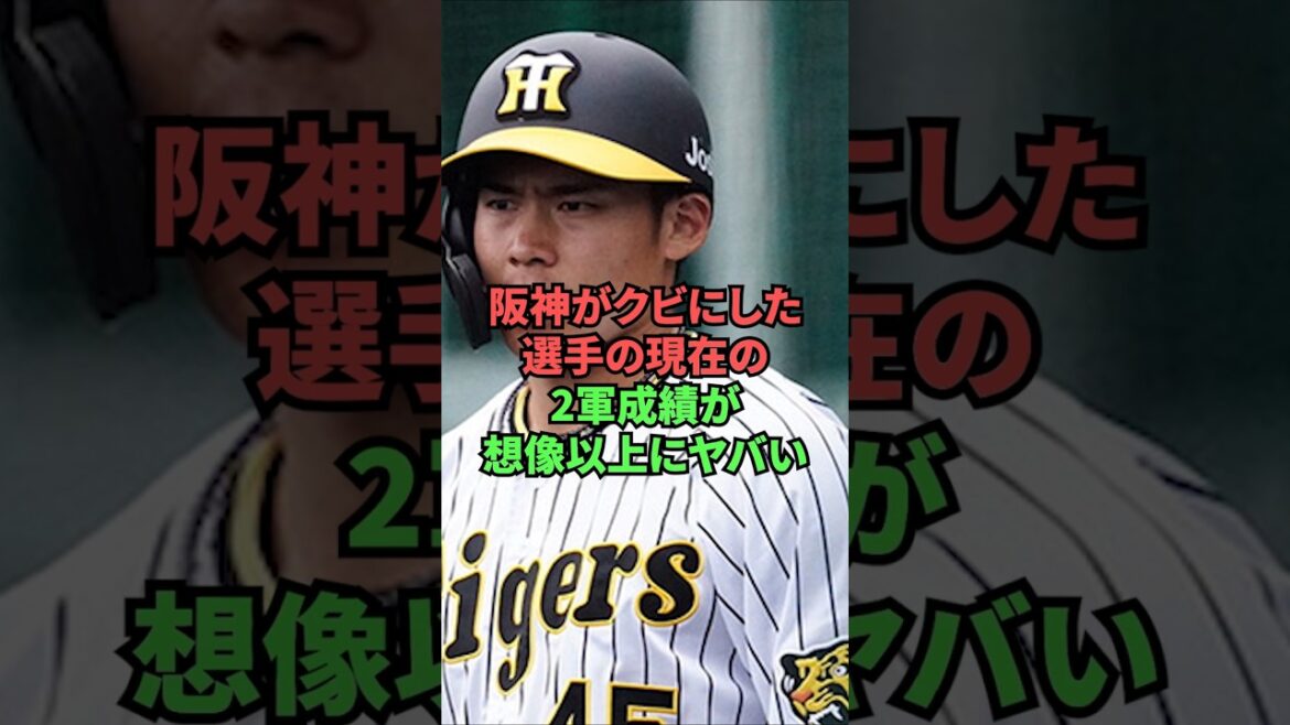 阪神がクビにした選手の現在の2軍成績が想像以上にヤバい 阪神がクビにした選手の現在の2軍成績が想像以上にヤバい