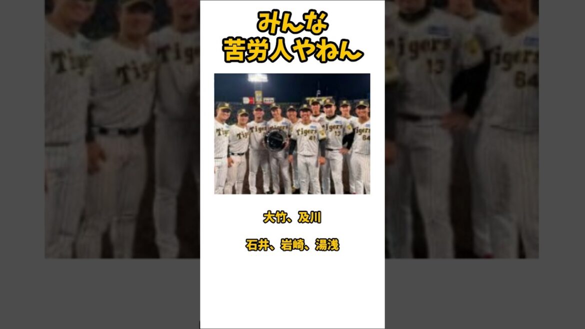 【阪神タイガース】今を支える苦労人たちの奮闘 【阪神タイガース】今を支える苦労人たちの奮闘