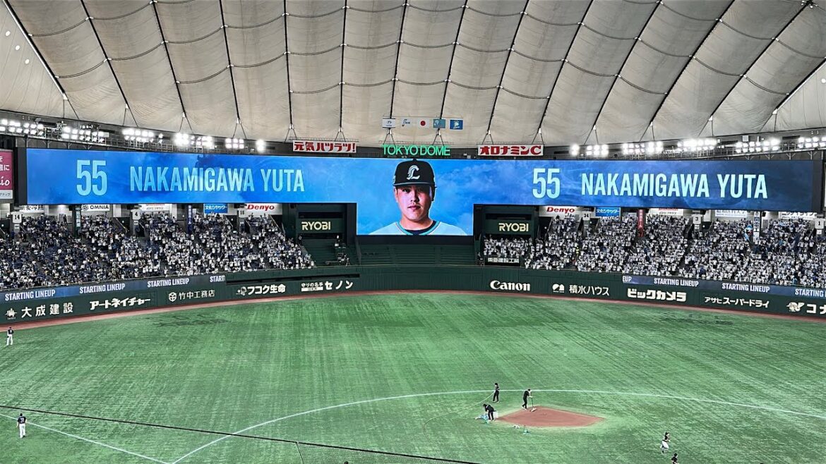 ライオンズ試合前スタメン発表【西武vs日本ハム】2025/7/14 東京ドーム