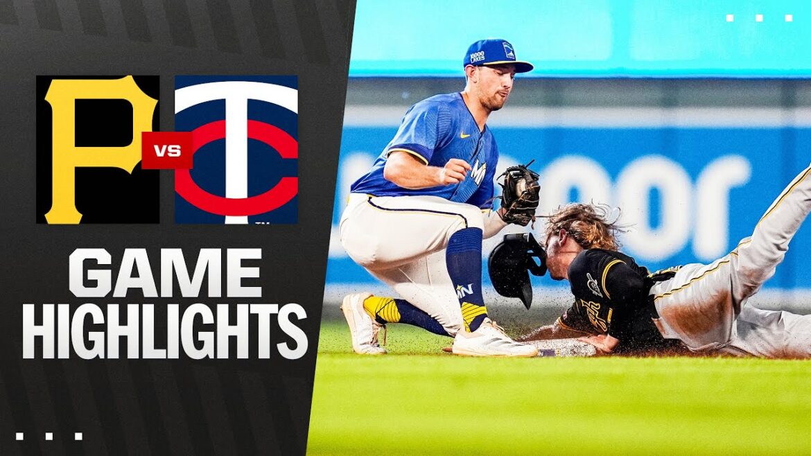 Pirates vs. Twins Game Highlights (7/11/25) | MLB Highlights
