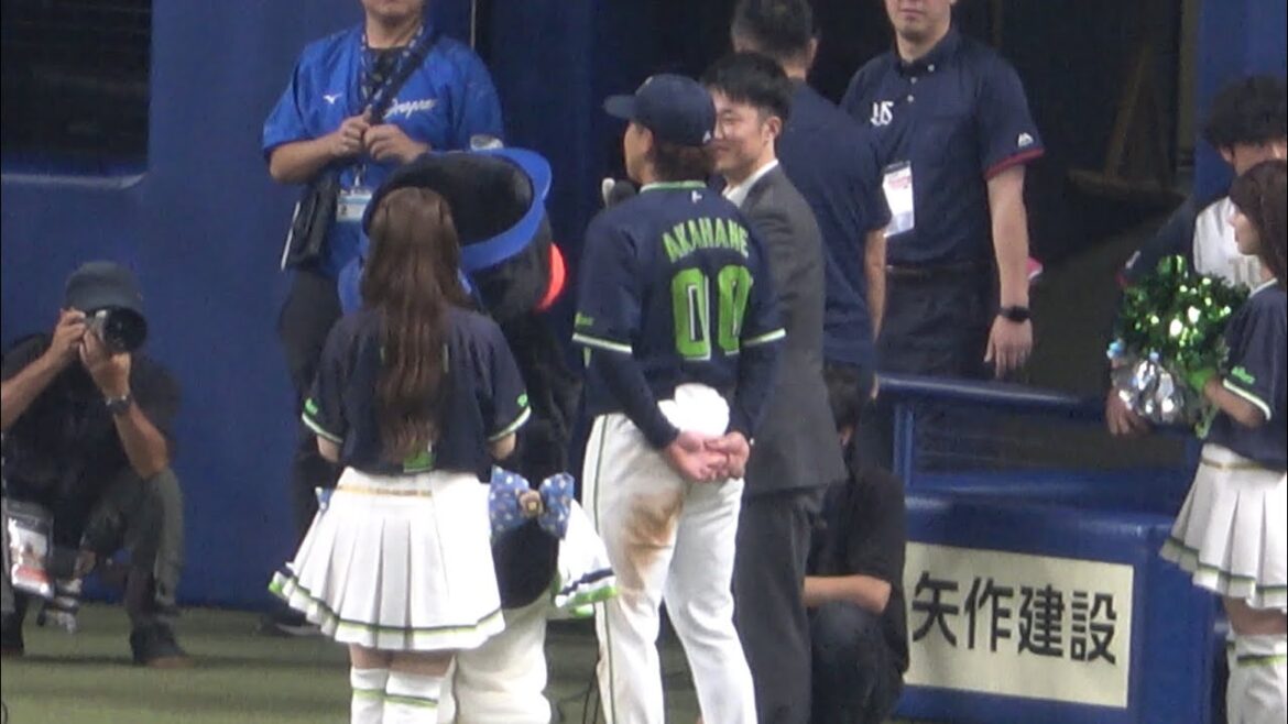 赤羽のヒーローインタビュー！！5時間越えの試合に終止符を打つ決勝ホームランを放ちヒーローに！（2025/7/5）