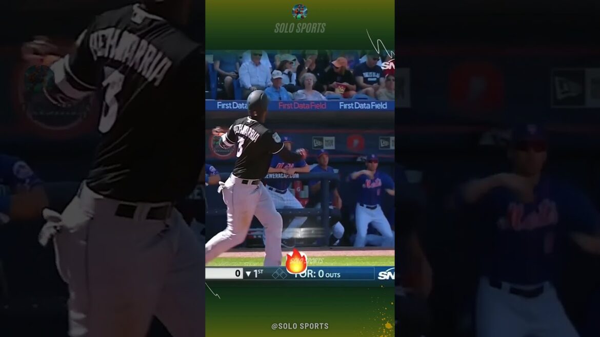 ⚾🔥 A Hechavarría se le voló el bat por completo… ¡y fue a dar directo al dugout de los Mets! ⚾🔥 A Hechavarría se le voló el bat por completo… ¡y fue a dar directo al dugout de los Mets!