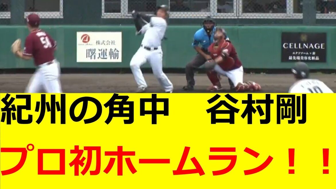 紀州の角中　谷村剛　プロ初本塁打！！！　ロッテファンの反応