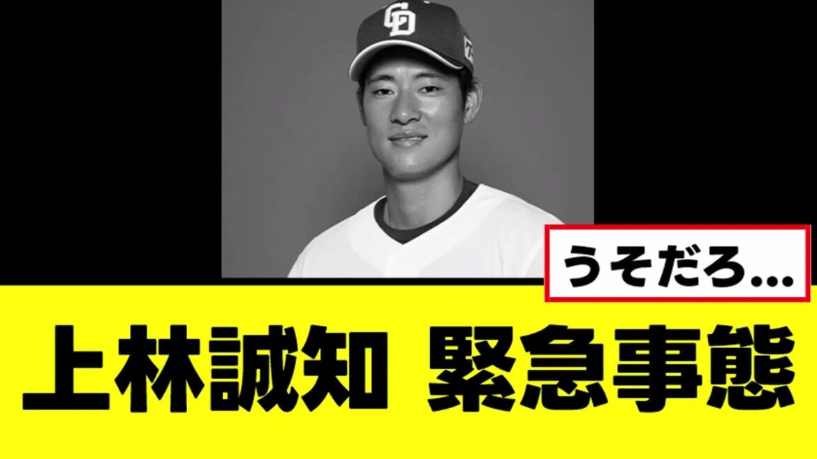 【悲報】上林誠知、ガチの緊急事態が発生する
