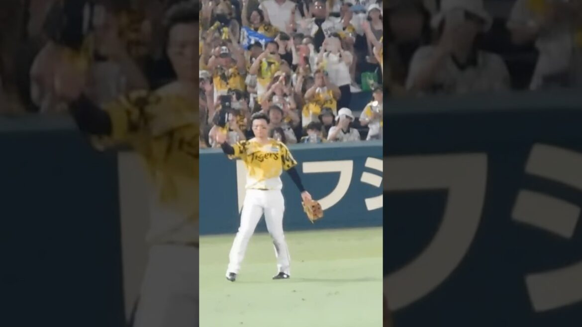 値千金の16号同点ソロホームランを放ちファンの歓声に応える森下翔太 値千金の16号同点ソロホームランを放ちファンの歓声に応える森下翔太