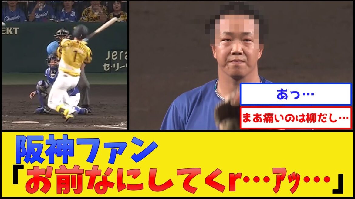 中日柳、なぜか許される【阪神タイガースvs中日ドラゴンズ】【プロ野球なんJ 2ch プロ野球反応集】