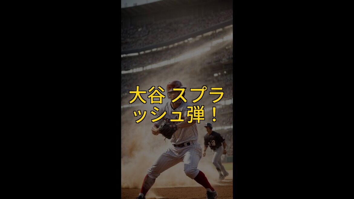 🔥大谷翔平、日本選手初スプラッシュ弾！圧巻の32号HR！⚾️衝撃映像 #Shorts