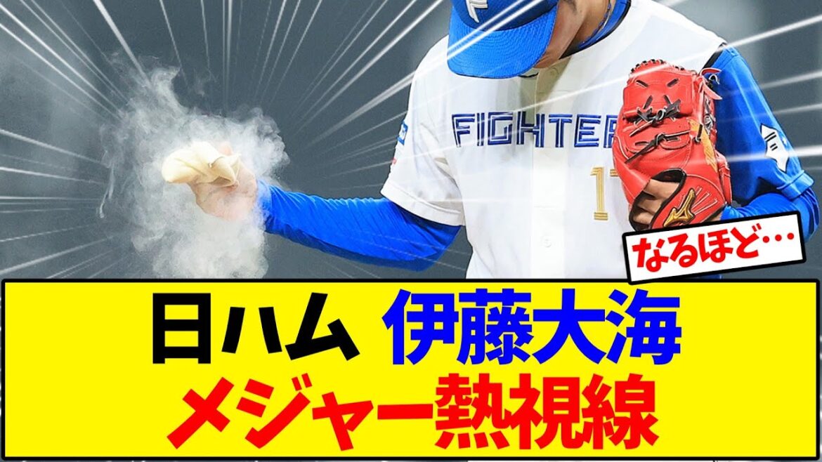 日本ハム 伊藤大海 メジャーが争奪戦の目玉の可能性も【野球反応集】