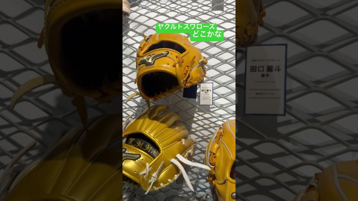 ヤクルトスワローズ長岡秀樹選手のみっけ！ミズノショップ