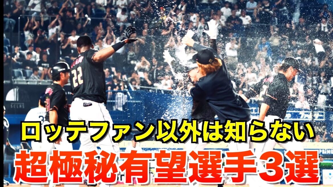 【プロ野球ファンの9割が知らない】千葉ロッテの超極秘有望選手3選