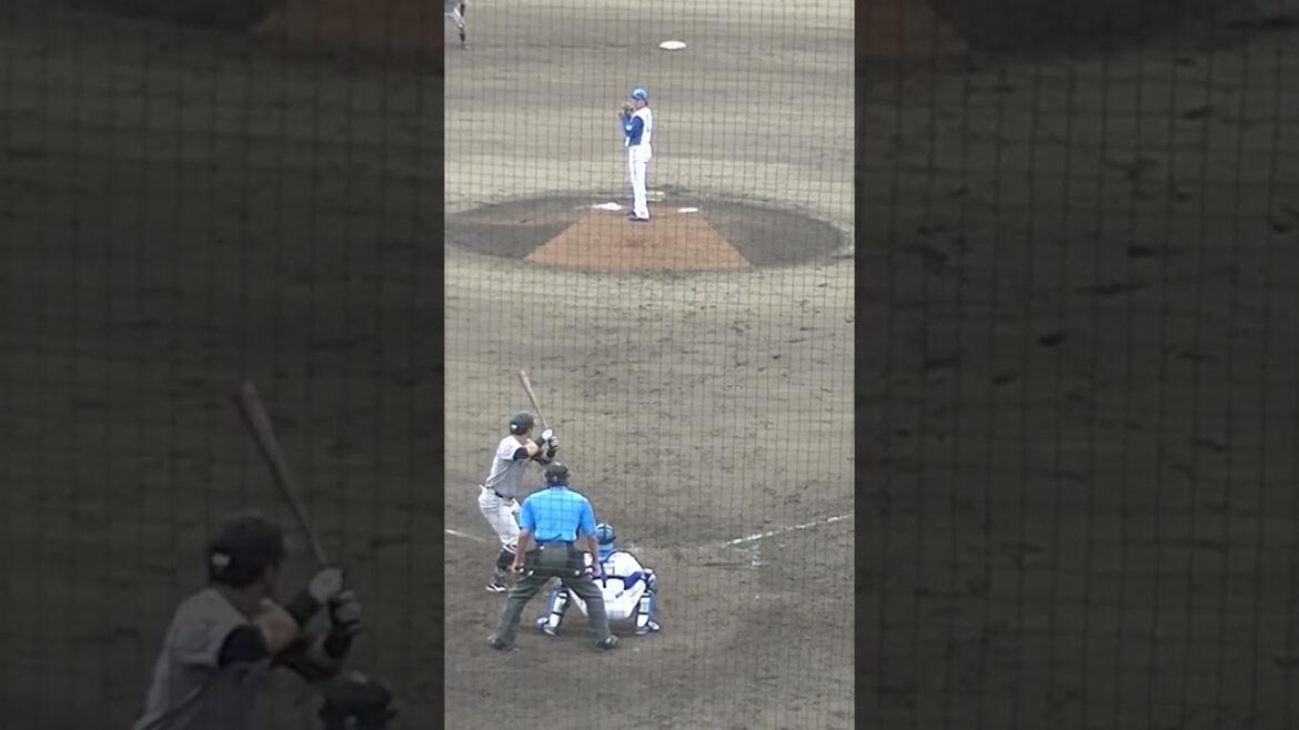 山瀬慎之助を三振にとる齊藤伸治（2024年6月25日 北海道日本ハムファイターズ対 読売ジャイアンツ）