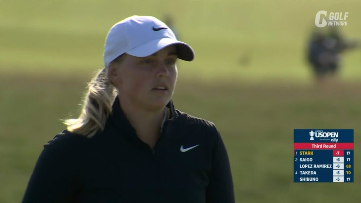 【全米女子25】マヤ・スターク「70」で首位浮上、メジャー初制覇に王手