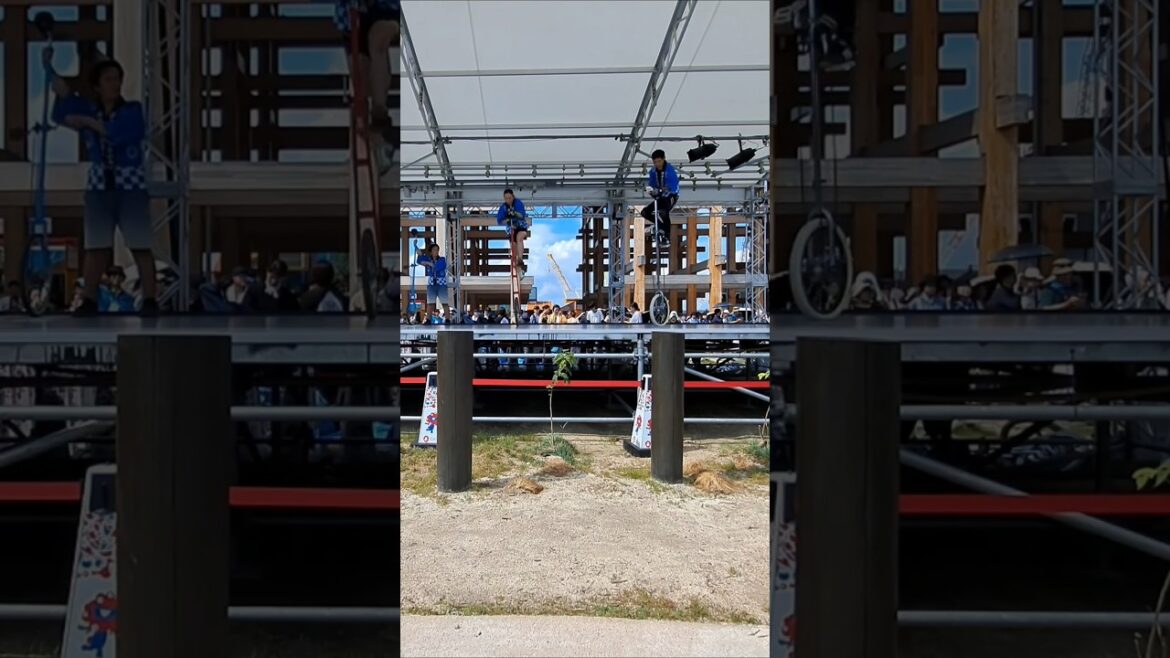 大阪関西万博2-1大スター一輪車～八田荘小学校一輪車クラブ#大阪関西万博#万博#関西#一輪車#八田荘