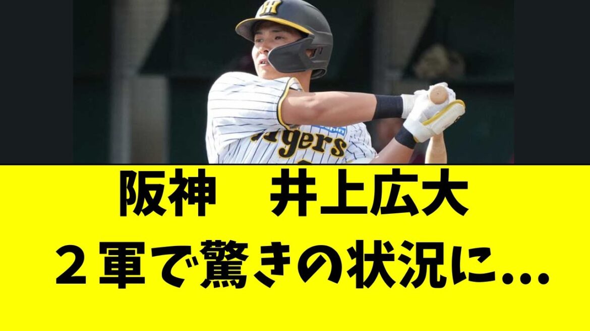 【阪神タイガース】井上広大の最新の状況がこちら・・・ 【阪神タイガース】井上広大の最新の状況がこちら・・・
