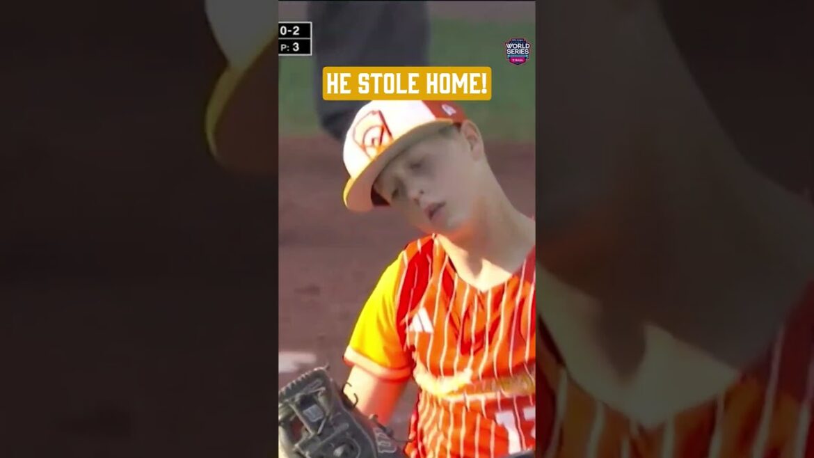 STOLE HOME IN THE LITTLE LEAGUE WORLD SERIES!