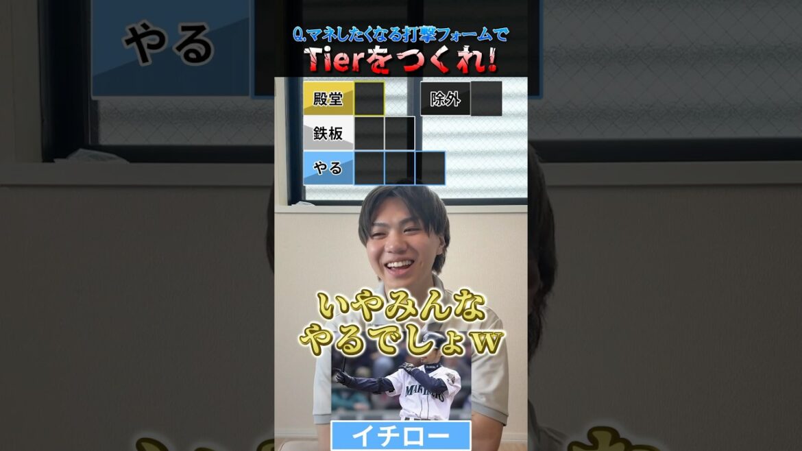 マネしたくなる打撃フォームTier #プロ野球 #野球 #ものまね #メジャーリーグ