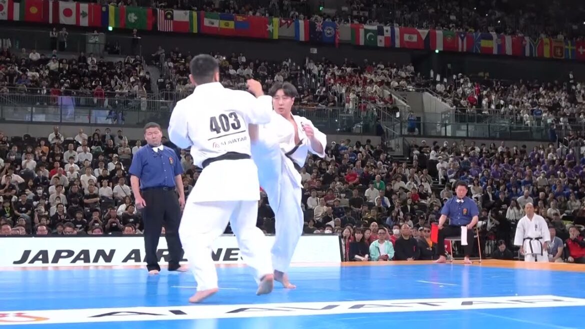 【JFKO】 第2回国際フルコンタクト空手道選手権大会　男子　軽重量級決勝　前田勝汰　対　江口雄智