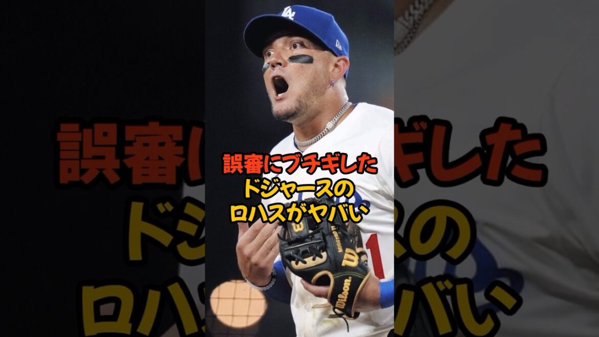 審判の誤審にブチギレたドジャースのロハスがヤバい...