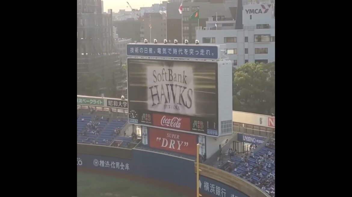 20240607　本日1回目！ﾊﾏｽﾀで個人的に好きなﾋﾞｼﾞｮﾝ演出【横浜DeNAベイスターズvs福岡ソフトバンクホークス】　#shorts@横浜ｽﾀｼﾞｱﾑ･ｳｨﾝｸﾞ席(BAY SIDE)