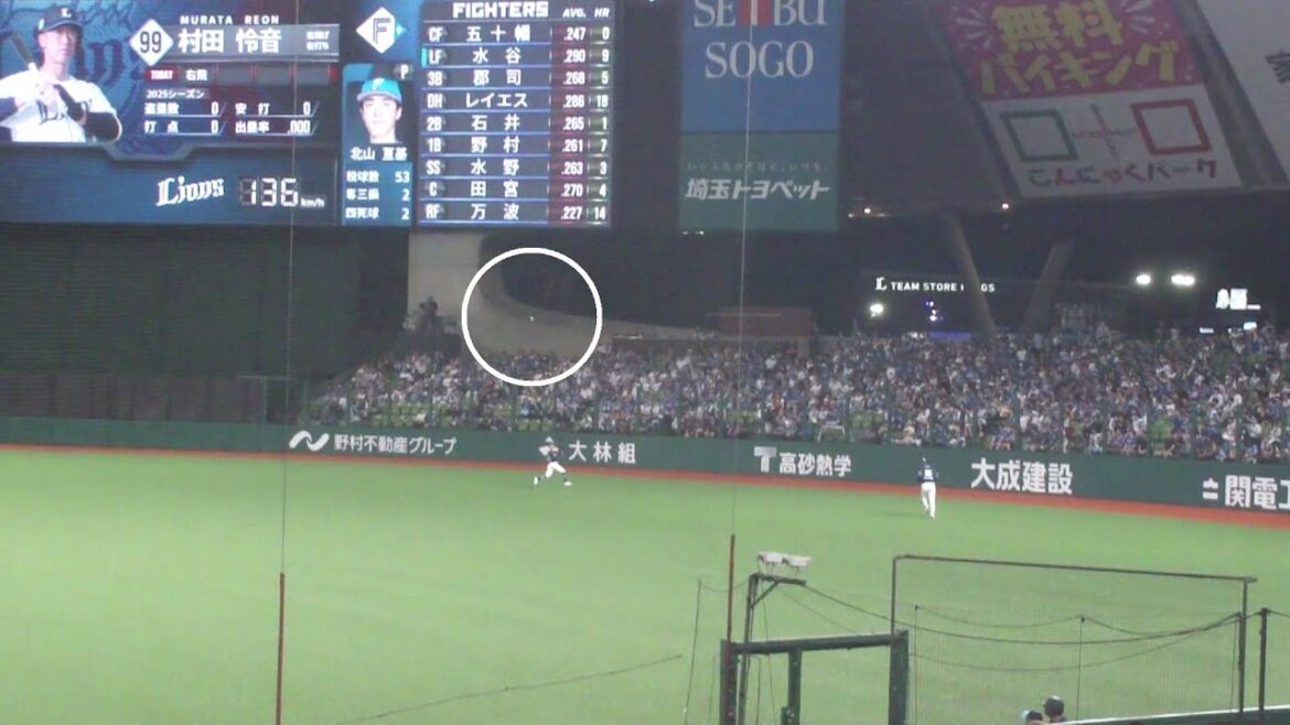 日本ハム 五十幡亮汰 ナイスプレーもアウトカウントを間違えた可能性　西武 vs 日本ハム　2025年7月16日(水) ベルーナドーム