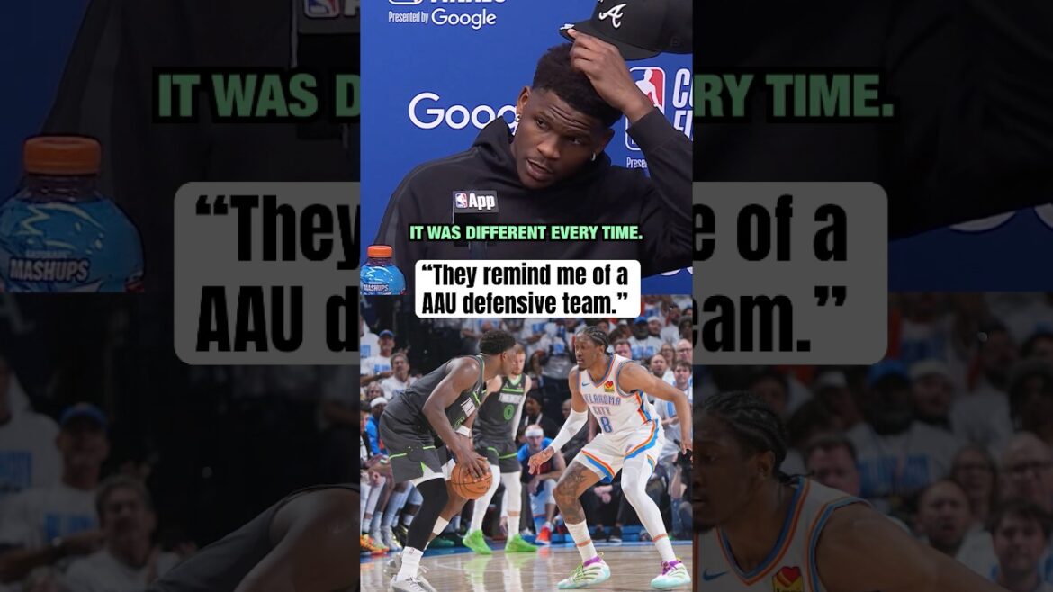 Ant says OKC’s defense reminds him of AAU