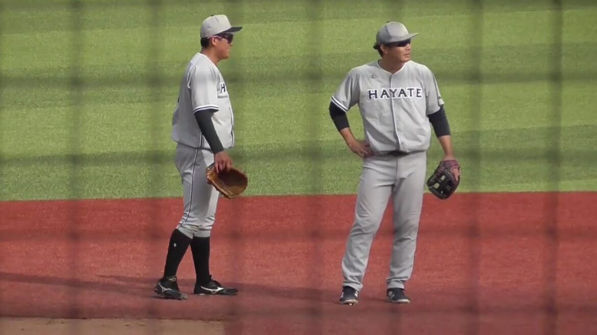 2025年7月18日 練習試合 くふうハヤテ・倉本 寿彦 選手の試合前シートノック風景