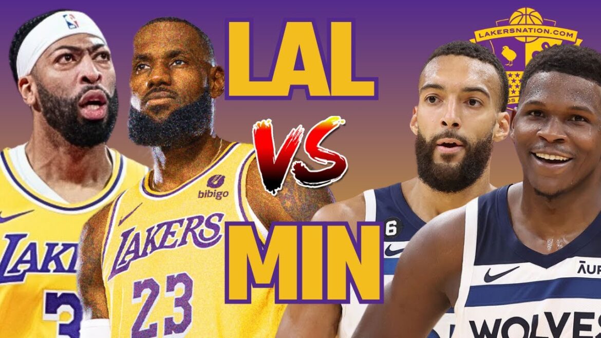 LIVE Lakers vs Wolves Season Opener