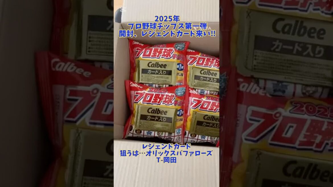 昨年引退T-岡田レジェンドカード狙い#6 #プロ野球チップス #開封動画 #開封 #オリックスバファローズ #バファローズ #オリックス #t岡田 #プロ野球 #引退 #コレクション #カード #野球