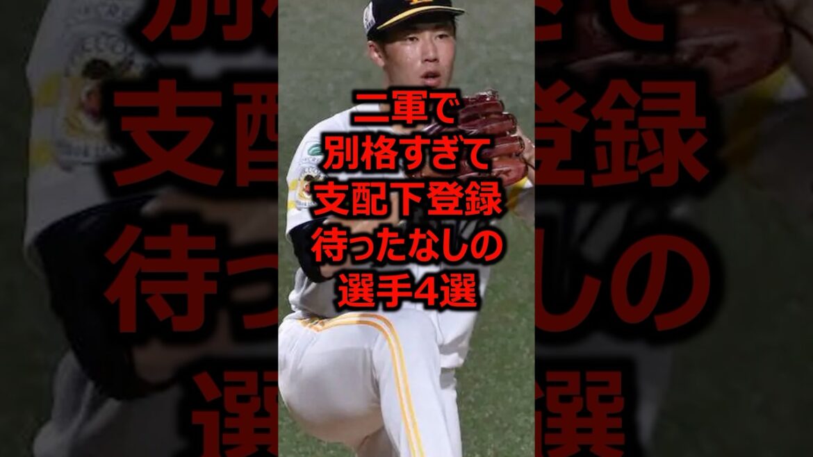 二軍で別格すぎて支配下登録待ったなしの選手4選 #プロ野球 #福岡ソフトバンクホークス #育成選手
