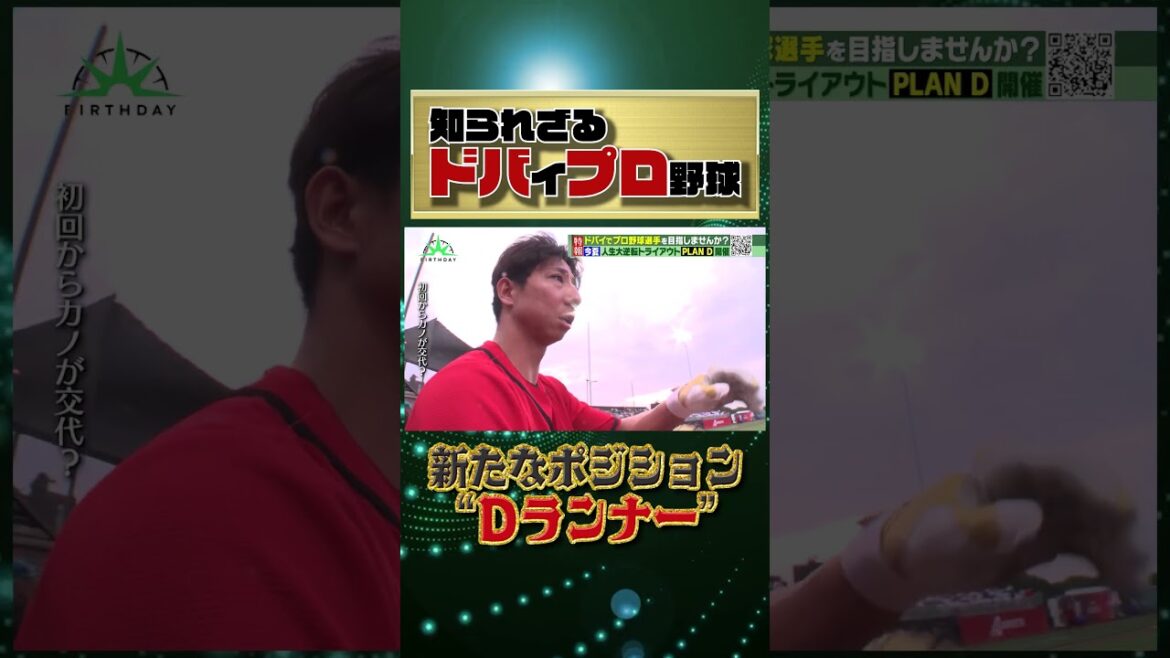 知られざるドバイプロ野球‼️独自ルールその②✨Dランナー✨ 知られざるドバイプロ野球‼️独自ルールその②✨Dランナー✨