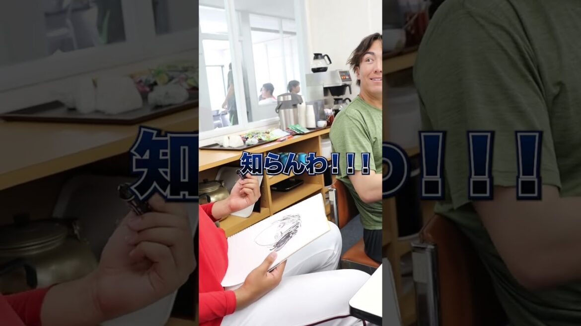 菊地投手　似顔絵描いてみた！