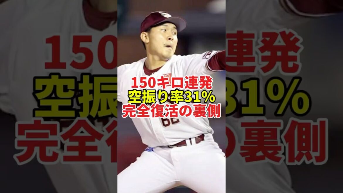 育成から支配下、そして無双…楽天・西口直人の進化がヤバい#shorts #プロ野球 #野球 #東北楽天ゴールデンイーグルス #西口直人 #完全復活 #パリーグ