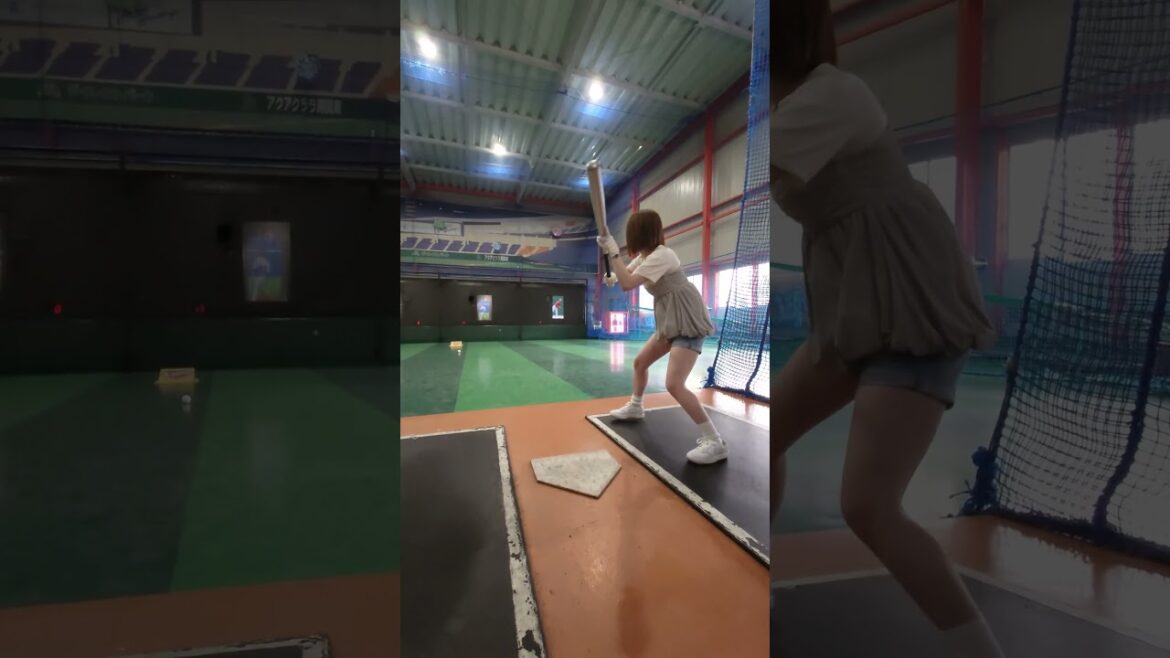 ゆりスターズの逆バント炸裂#バッティング #野球女子 #バント