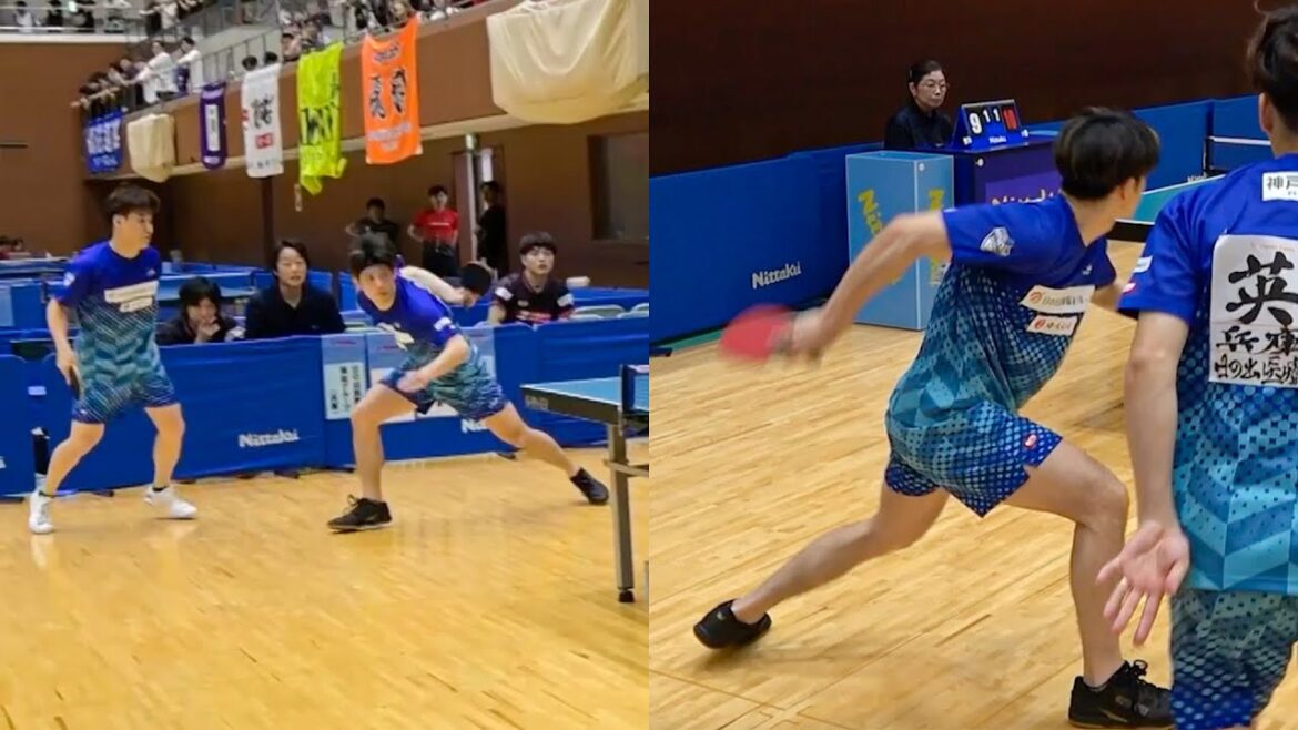 【ヤバい】日本屈指のペンホルダー・松下大星の背面打ち!会場がどよめく!!|第75回 全日本実業団卓球選手権大会 【ヤバい】日本屈指のペンホルダー・松下大星の背面打ち!会場がどよめく!!|第75回 全日本実業団卓球選手権大会