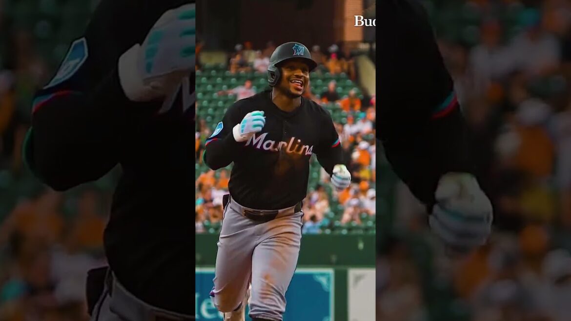 Xavier EDWARDS HR.#1 Season 2025 Marlins AVG.288 AB 320 RBI 24