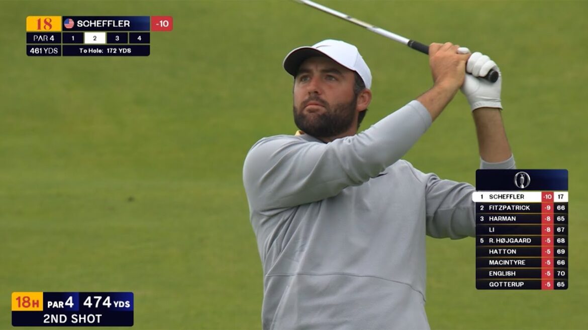 【全英OP25】さすが世界ナンバーワン！シェフラーが8バーディ「64」で奪首