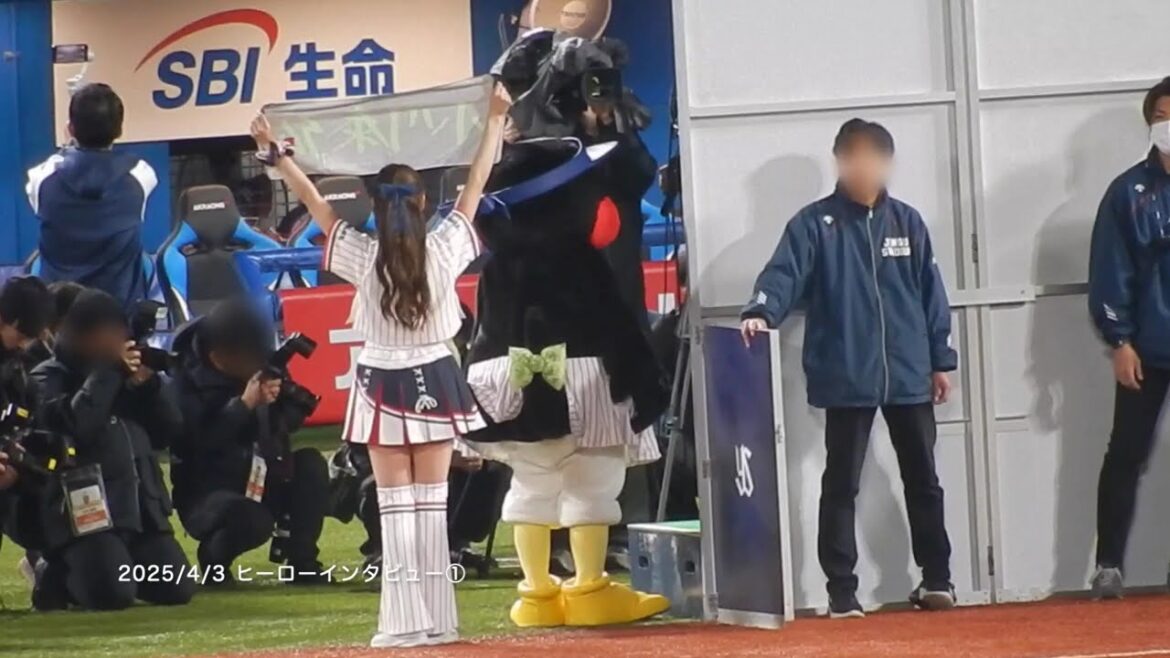 【OPシリーズ2025】4/3：ヒーローインタビュー（#29小川泰弘）を見守るつばみ①