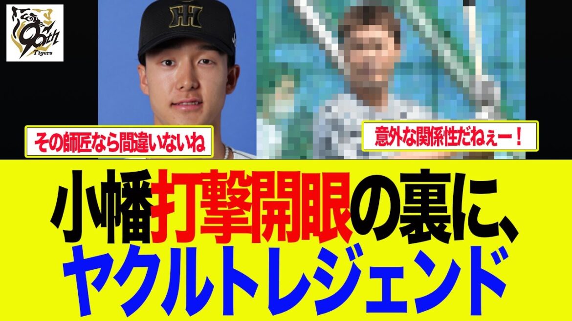 【阪神】小幡打撃開眼の裏に、ヤクルトレジェンドの存在　 阪神ファンの反応集